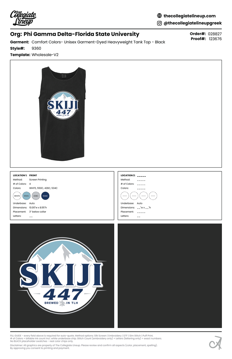 GARMENT-DYED HEAVYWEIGHT TANK TOP — Black