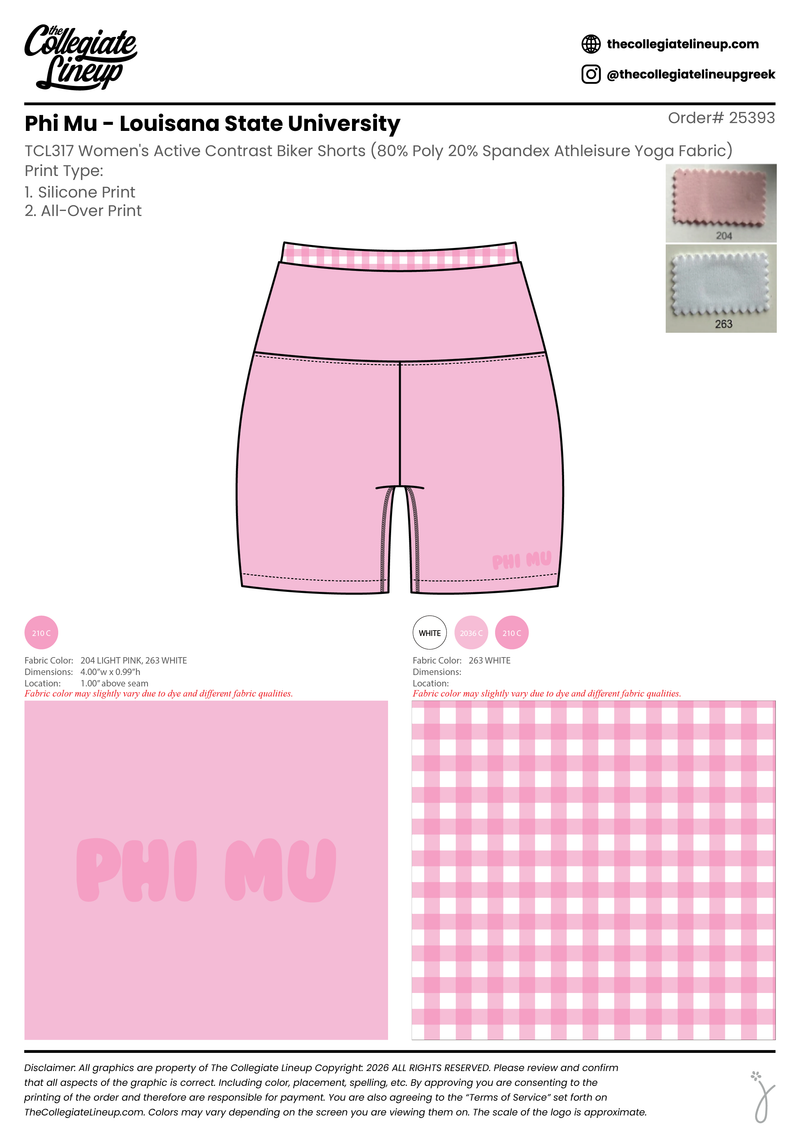 Phi Mu Louisana State University #25393