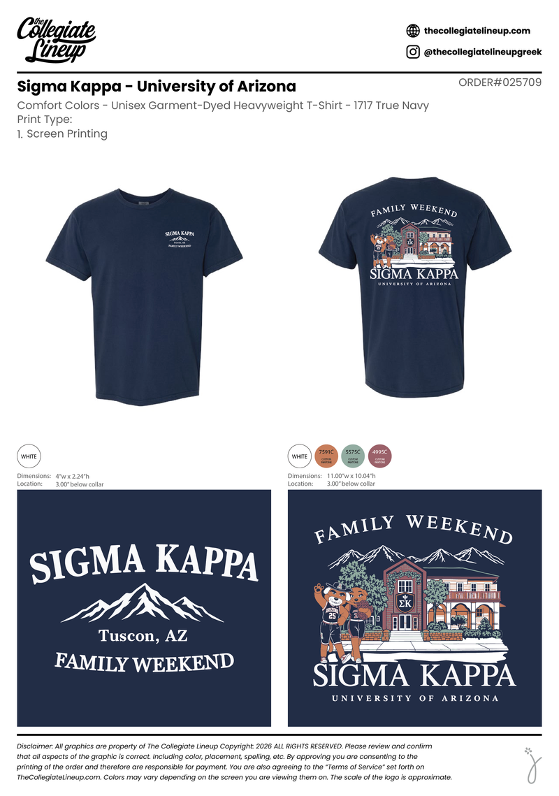 Sigma Kappa University of Arizona #25709