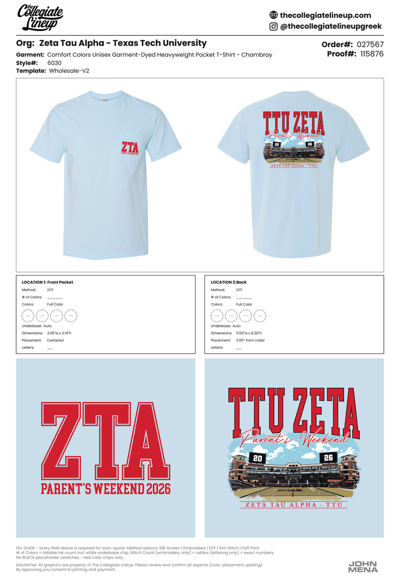 Zeta Tau Alpha Texas Tech University #27567