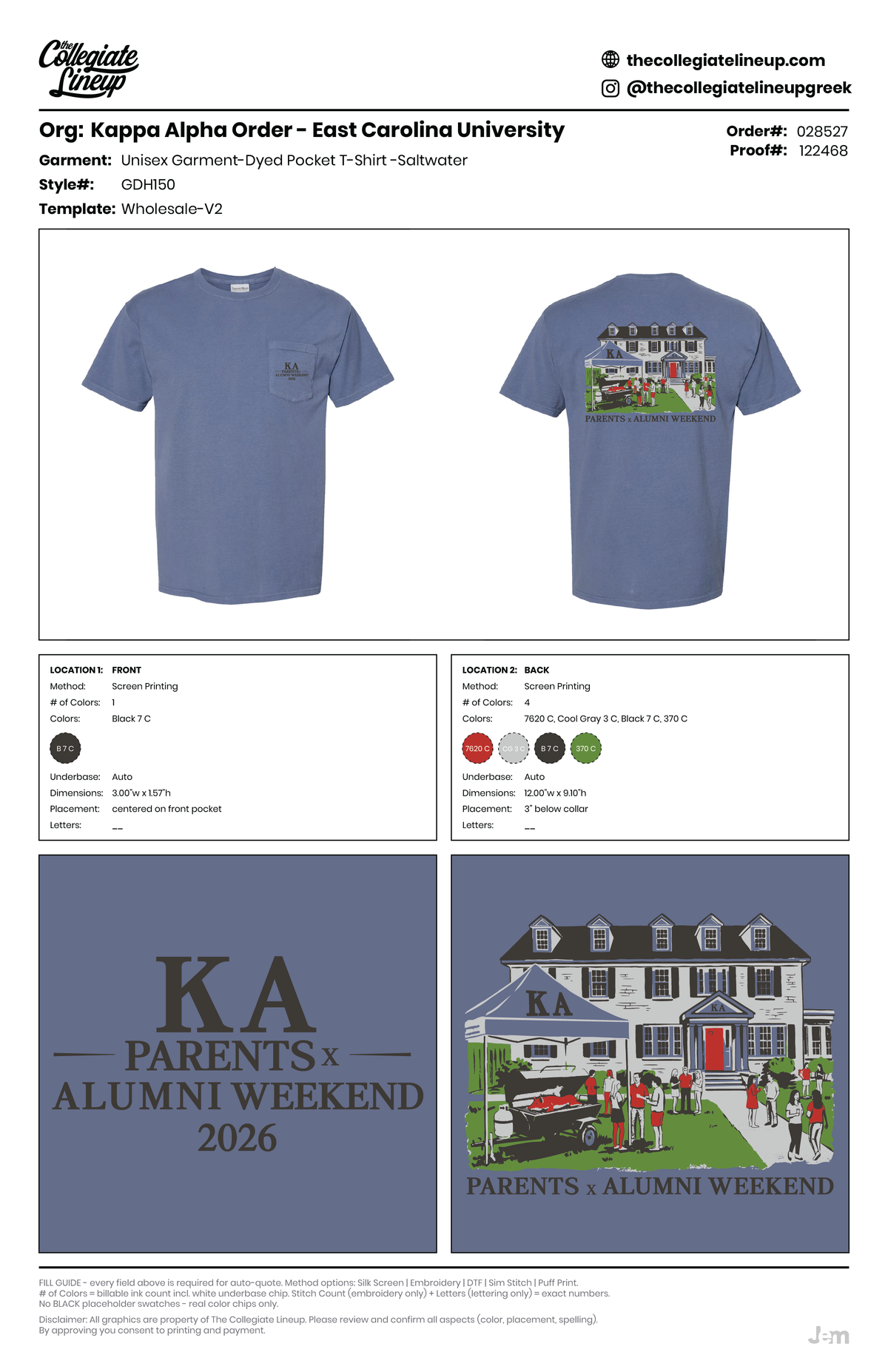 GARMENT-DYED POCKET T-SHIRT — Saltwater