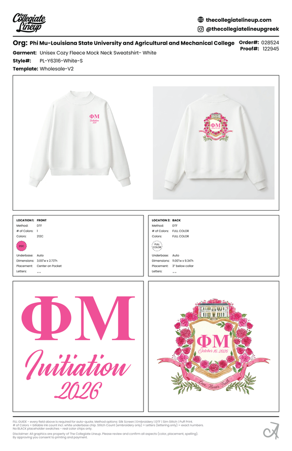 Phi Mu Louisiana State University and Agricultural and Mechanical College #28524