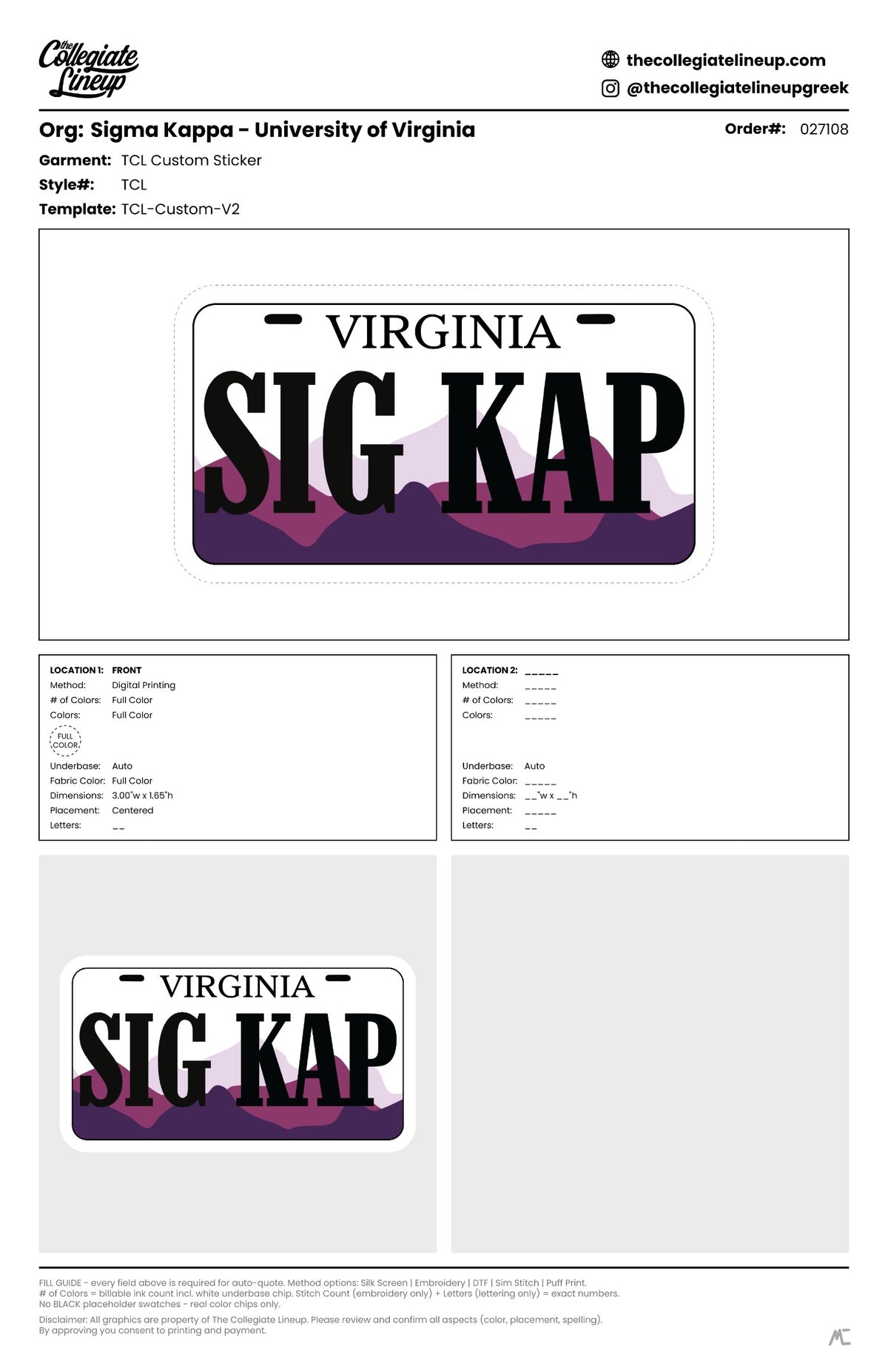 Sigma Kappa University of Virginia #27108