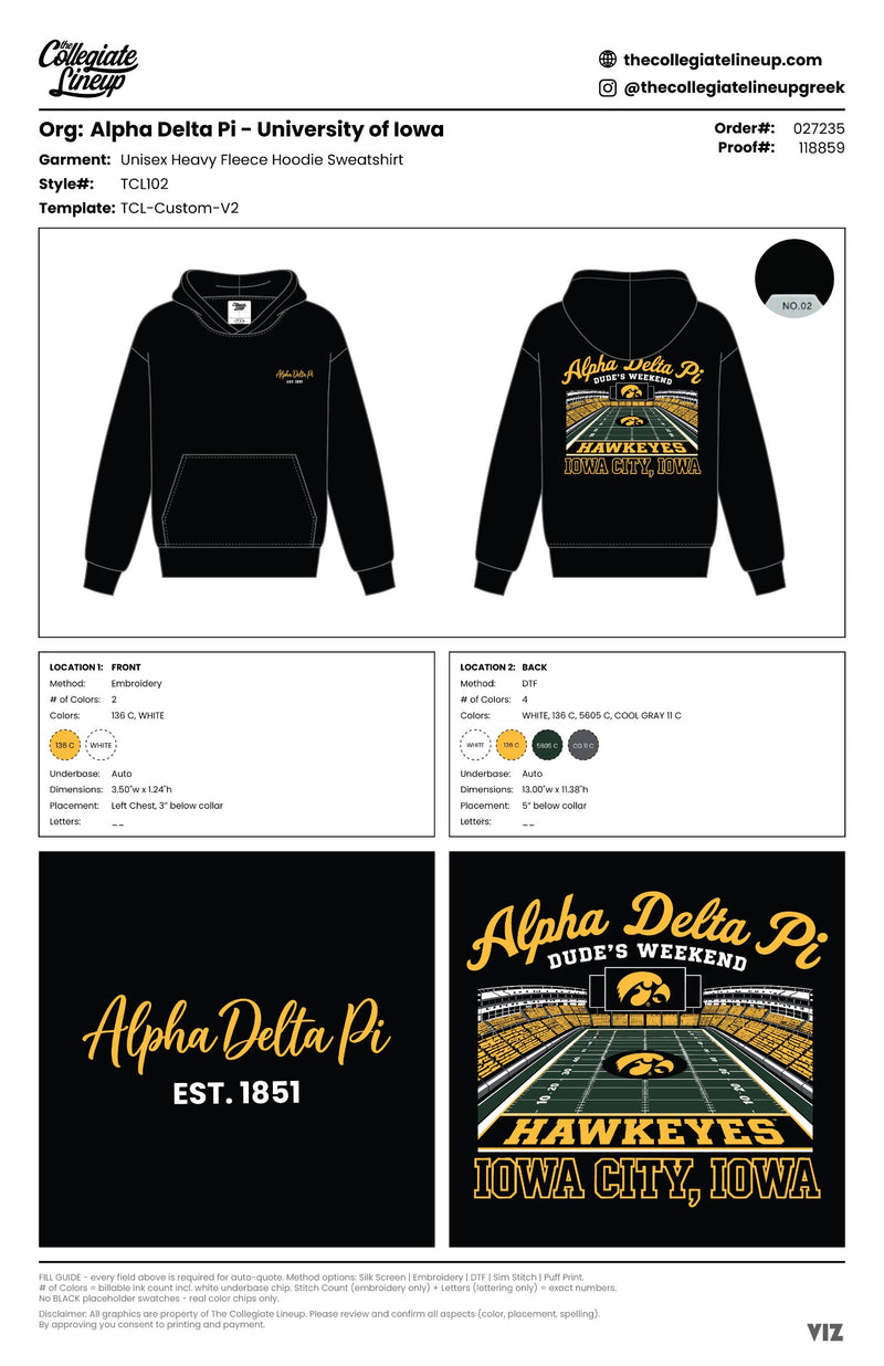 Alpha Delta Pi University of Iowa #27235