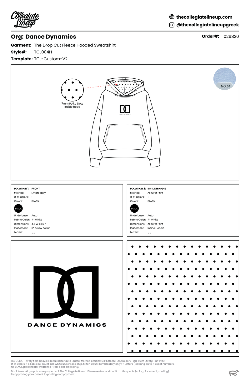 Heavyweight Drop Cut Hoodie — White
