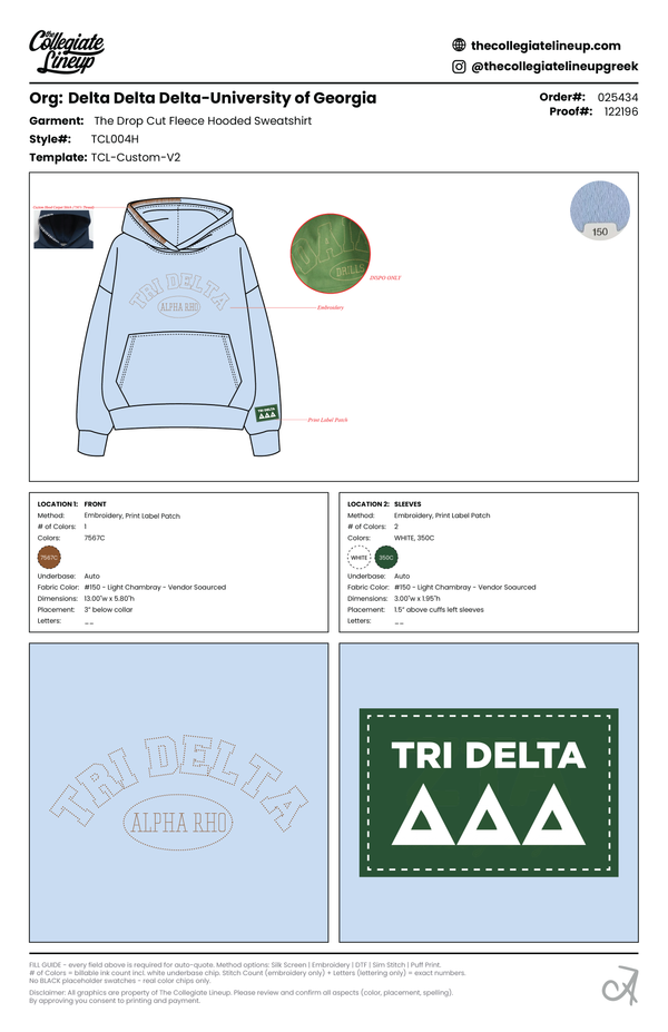 Delta Delta Delta University of Georgia #25434