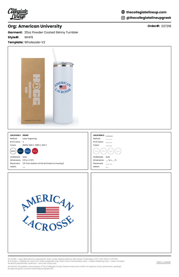 University of Arizona #27218 (Individual Shipping)