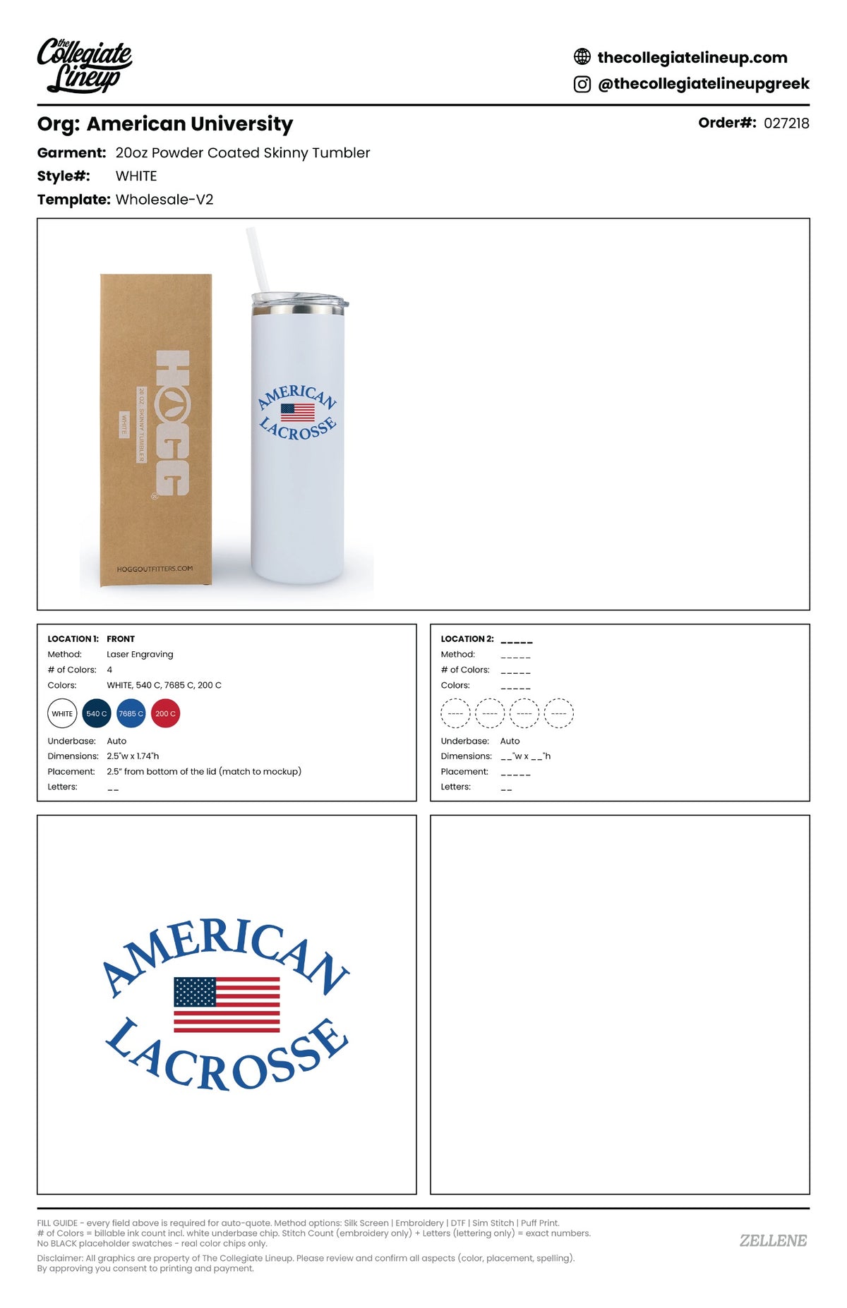 University of Arizona #27218 (Individual Shipping)