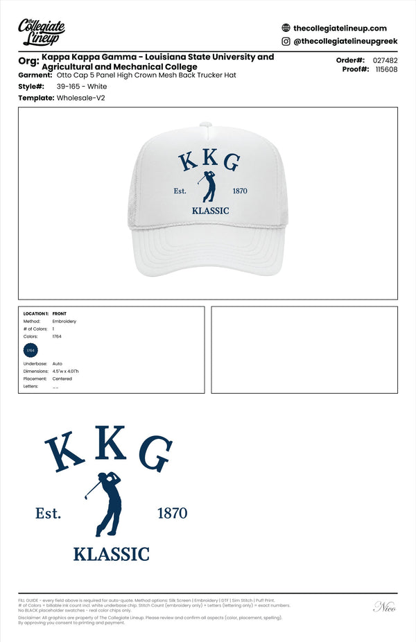 Kappa Kappa Gamma Louisiana State University and Agricultural and Mechanical College #27482
