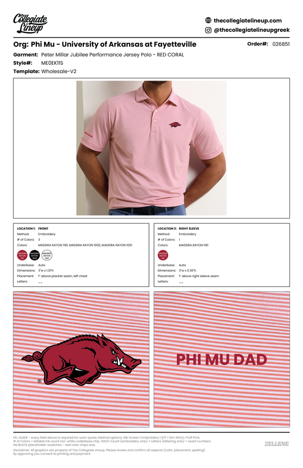 Phi Mu University of Arkansas at Fayetteville #26851