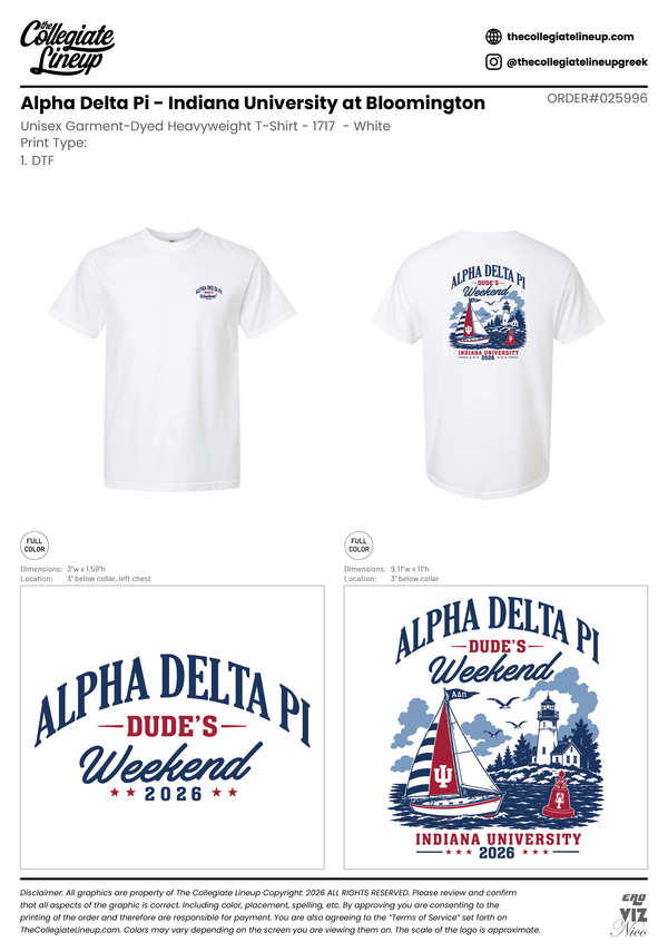 Alpha Delta Pi Indiana University at Bloomington #25996