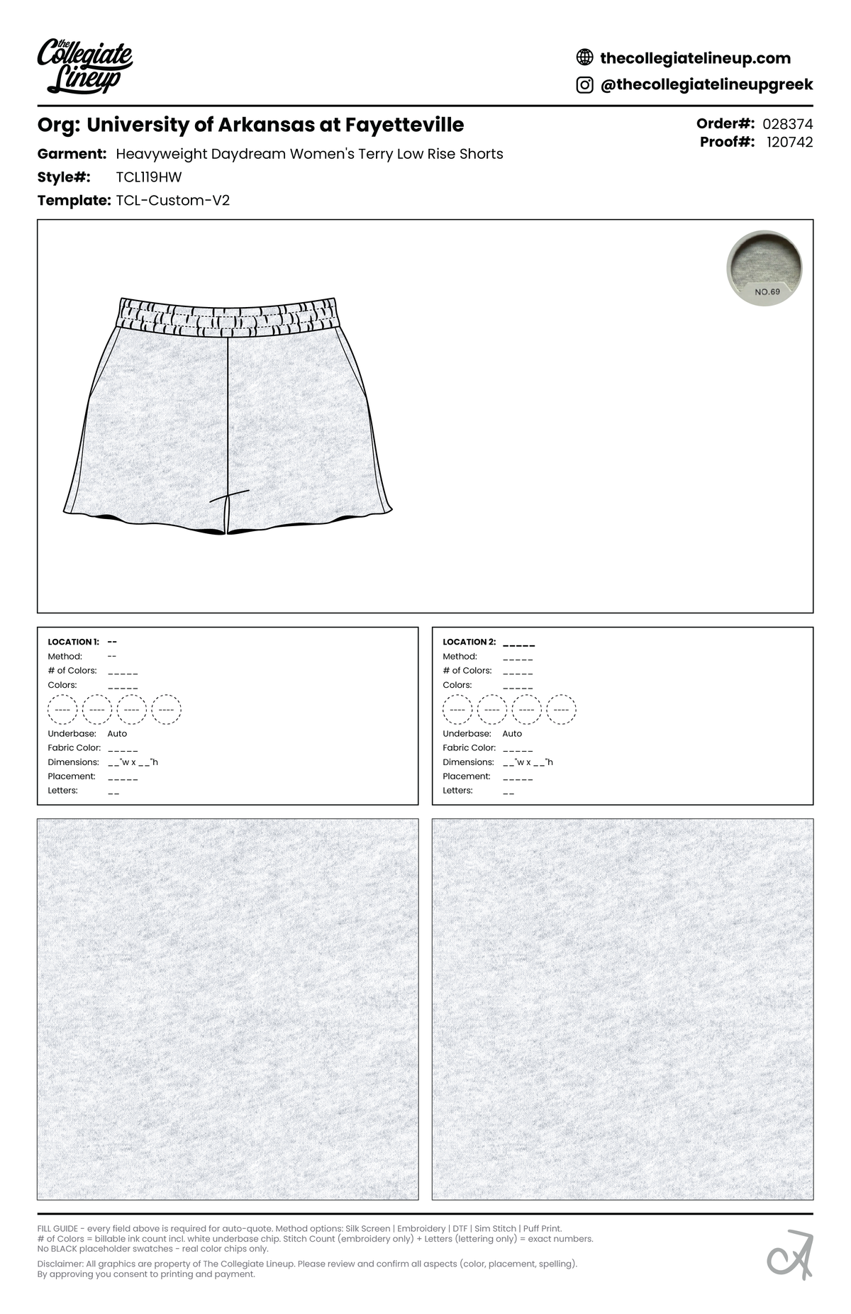 HEAVYWEIGHT DAYDREAM WOMEN'S TERRY LOW RISE SHORT — White