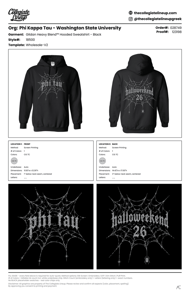 HEAVY BLEND™ HOODED SWEATSHIRT — Black