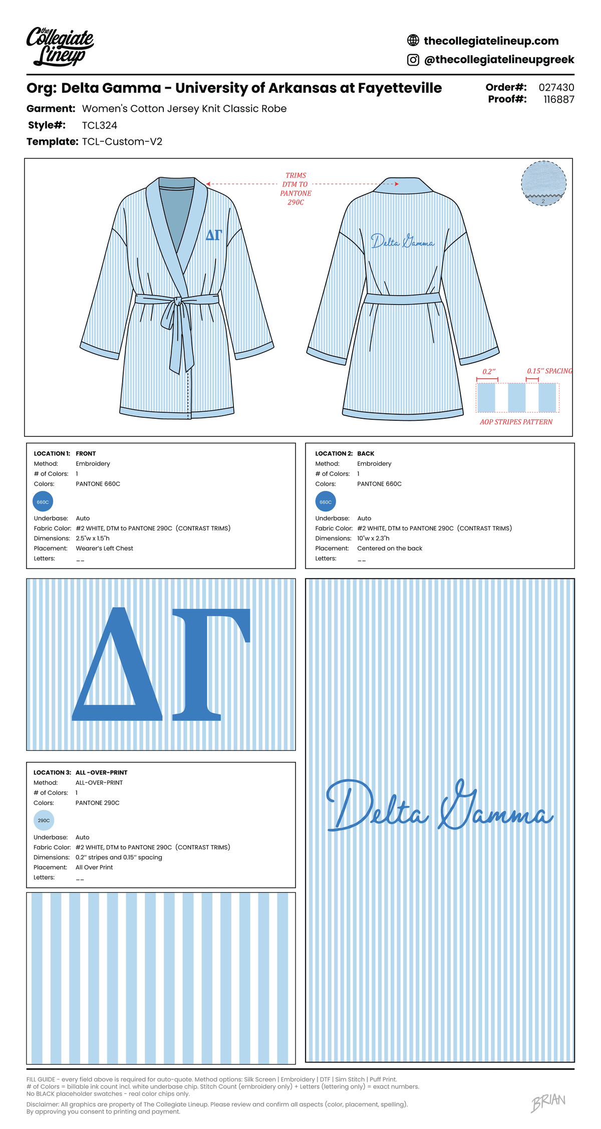 WOMEN'S COTTON JERSEY KNIT CLASSIC ROBE — TCL324