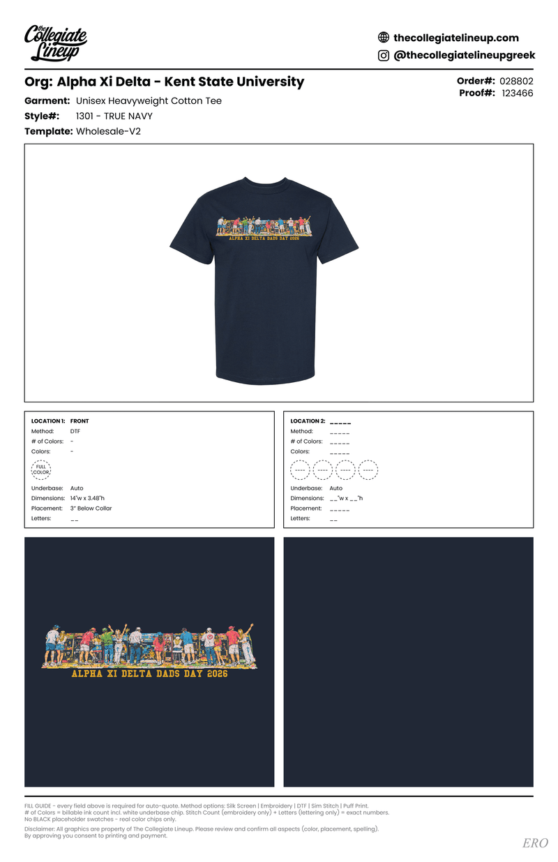 UNISEX HEAVYWEIGHT COTTON TEE — True Navy