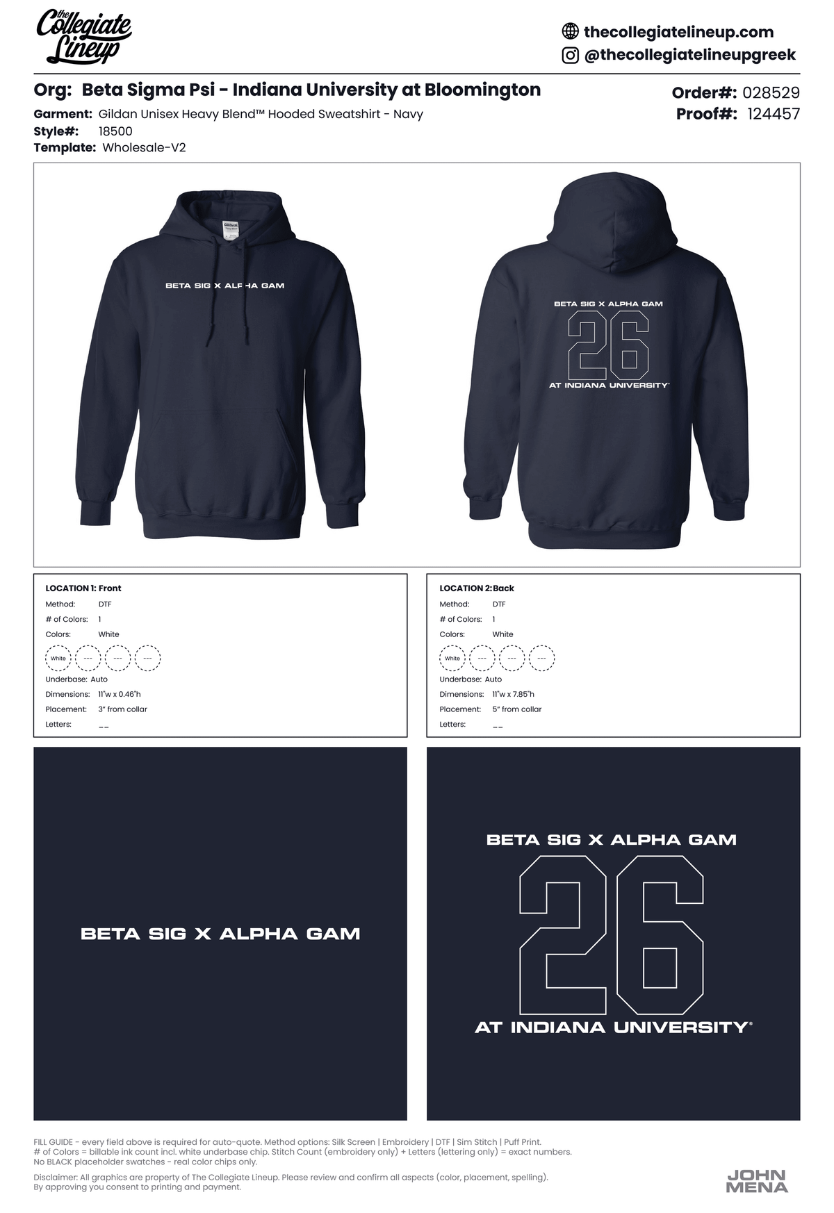 HEAVY BLEND™ HOODED SWEATSHIRT — Blue Dusk