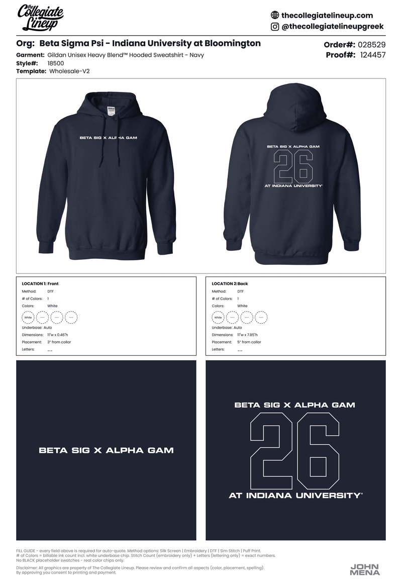 HEAVY BLEND™ HOODED SWEATSHIRT — Blue Dusk