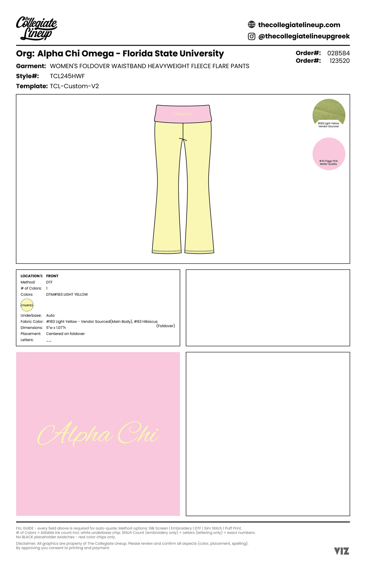 WOMEN'S FOLDOVER WAISTBAND HEAVYWEIGHT FLEECE FLARE PANTS