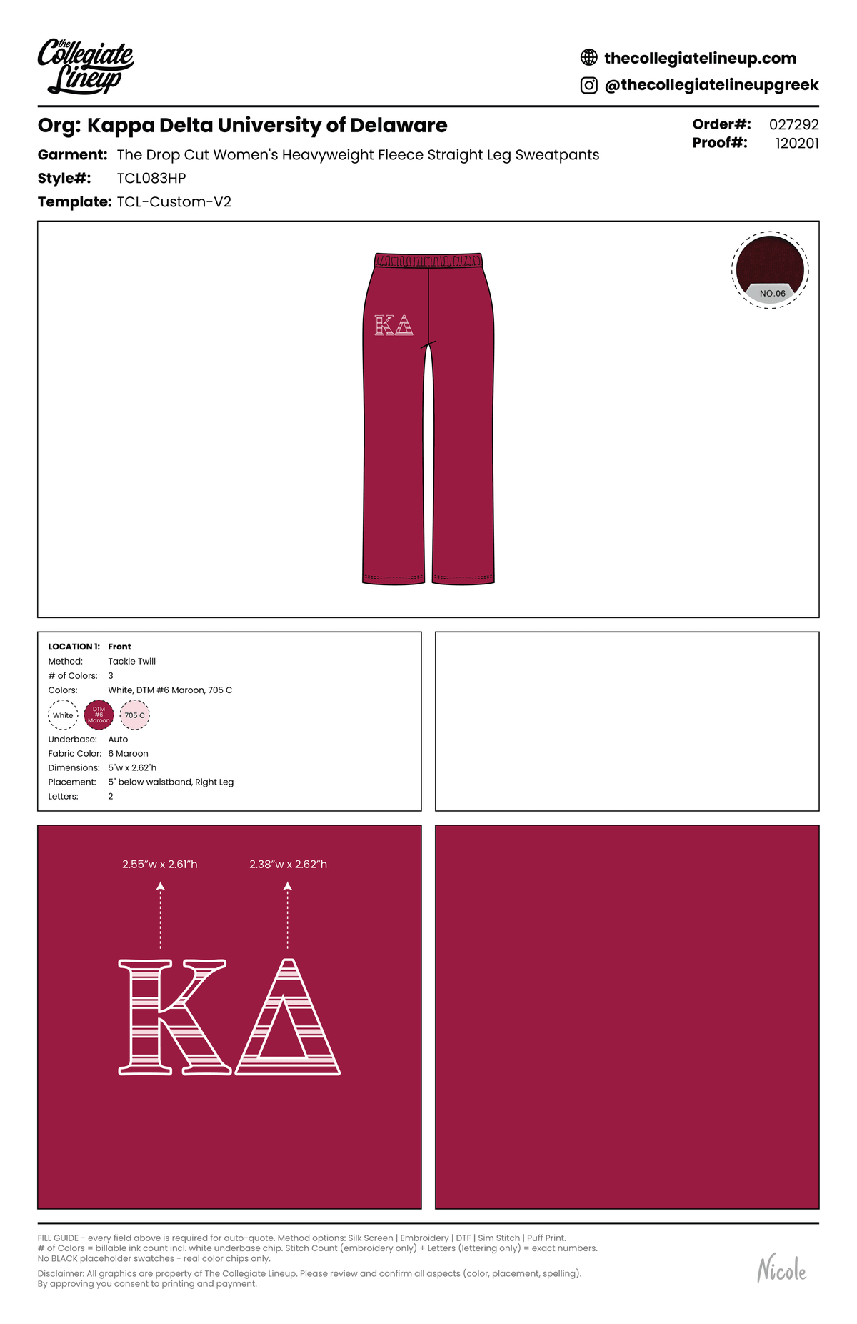 Heavyweight Fleece Straight Leg Sweatpants