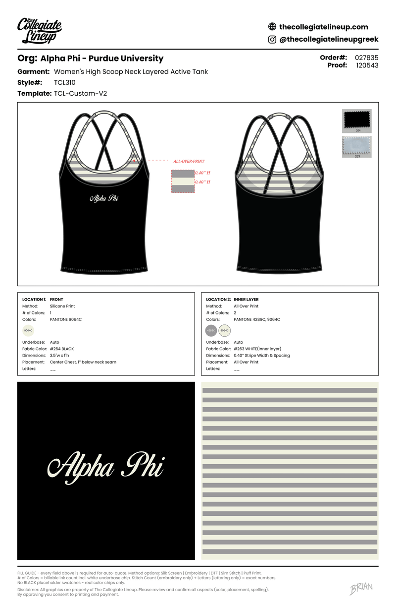 WOMEN'S HIGH SCOOP NECK LAYERED ACTIVE TANK