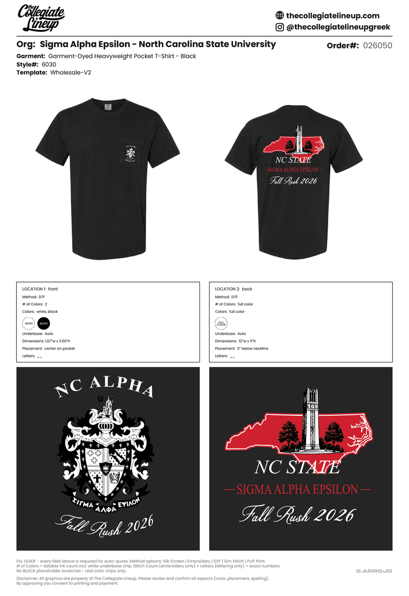 Sigma Alpha Epsilon North Carolina State University #26050