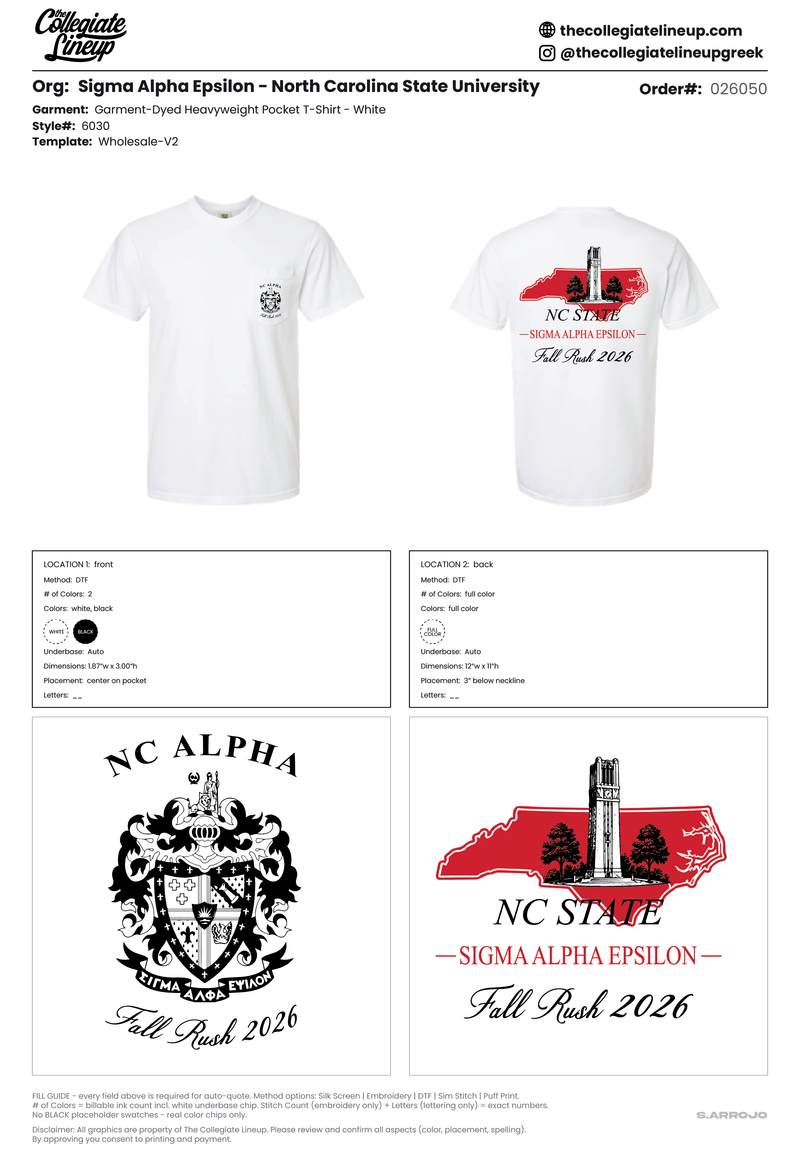 Sigma Alpha Epsilon North Carolina State University #26050