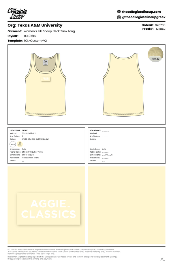 Aggie Classics Texas A&M University #28700