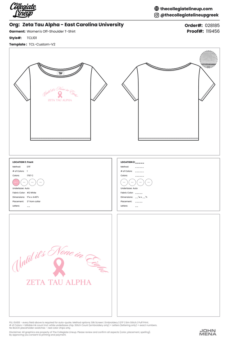 WOMEN'S OFF SHOULDER T-SHIRT — White