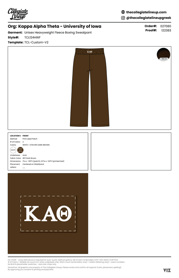 Kappa Alpha Theta University of Iowa #27080