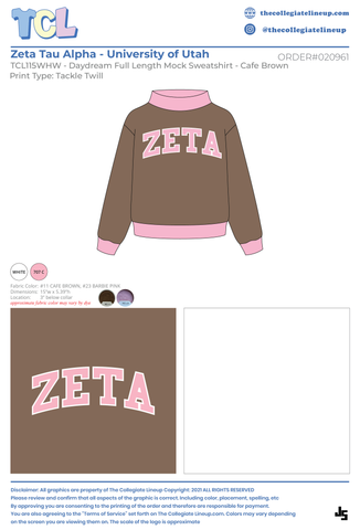 Zeta Tau Alpha University of Utah #20961