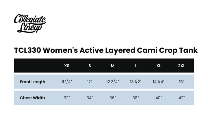 Size Chart 1 for Athleisure Set #25740