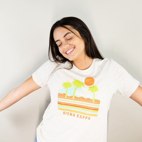 Cali Vibes T-Shirt (Sororities G-Z) - The Collegiate Lineup