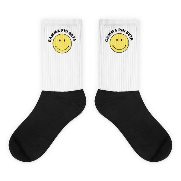 Tie Dye Smiley Face Socks