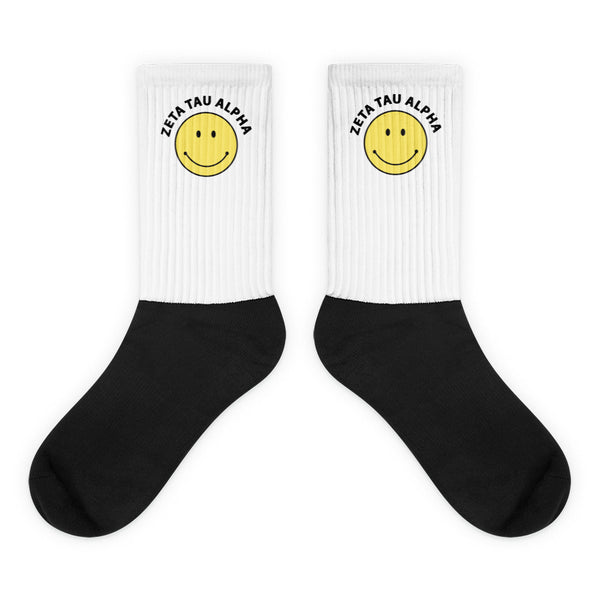 Tie Dye Smiley Face Socks