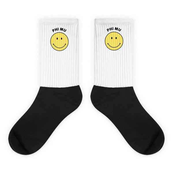 Tie Dye Smiley Face Socks