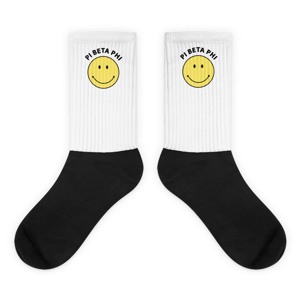 Tie Dye Smiley Face Socks