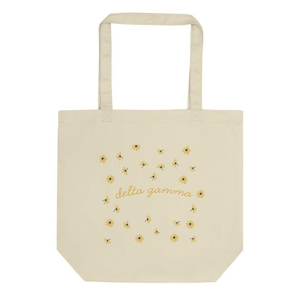 Flower Eco Tote Bag - The Collegiate Lineup