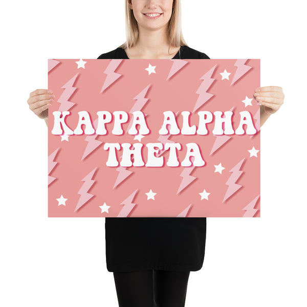 Pink Lighting Poster