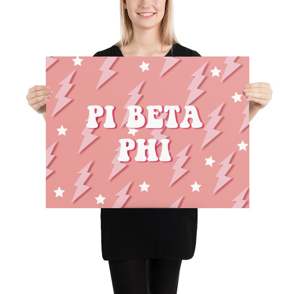 Pink Lighting Poster