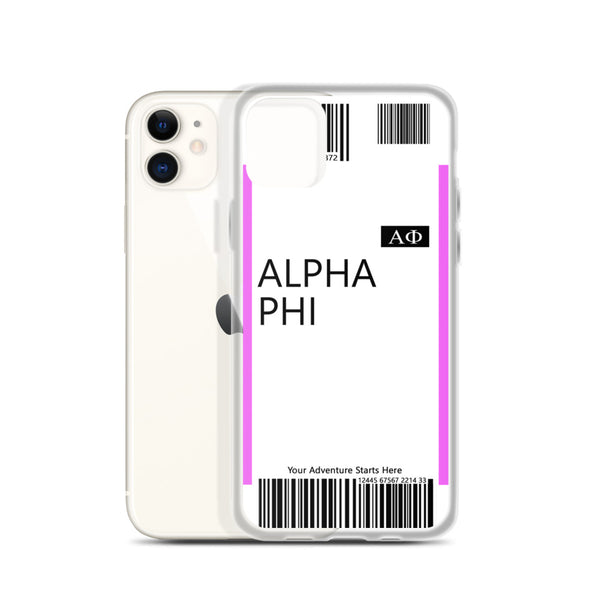Boarding Pass iPhone Case 11 Series