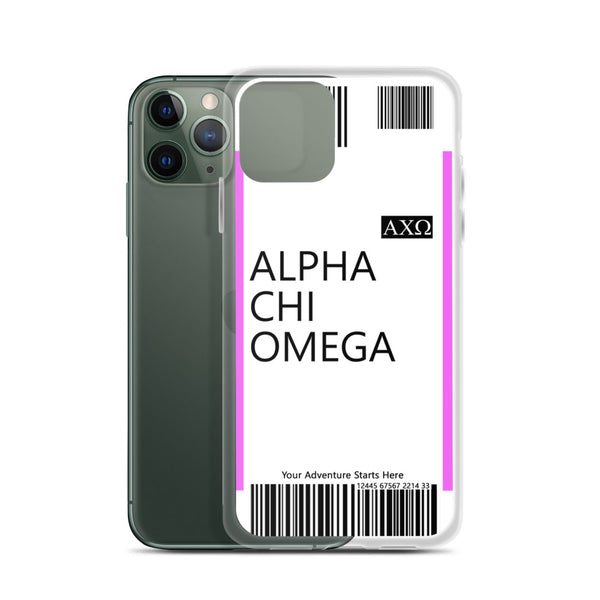 Boarding Pass iPhone Case 11 Series