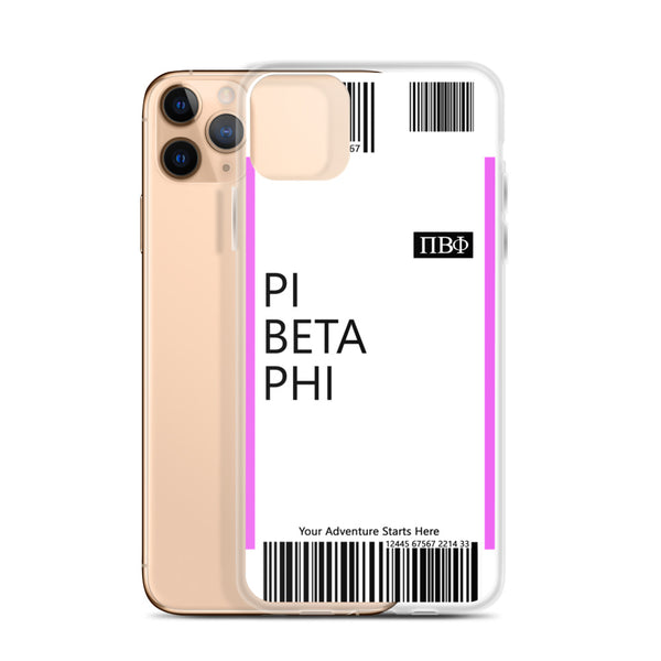 Boarding Pass iPhone Case 11 Series