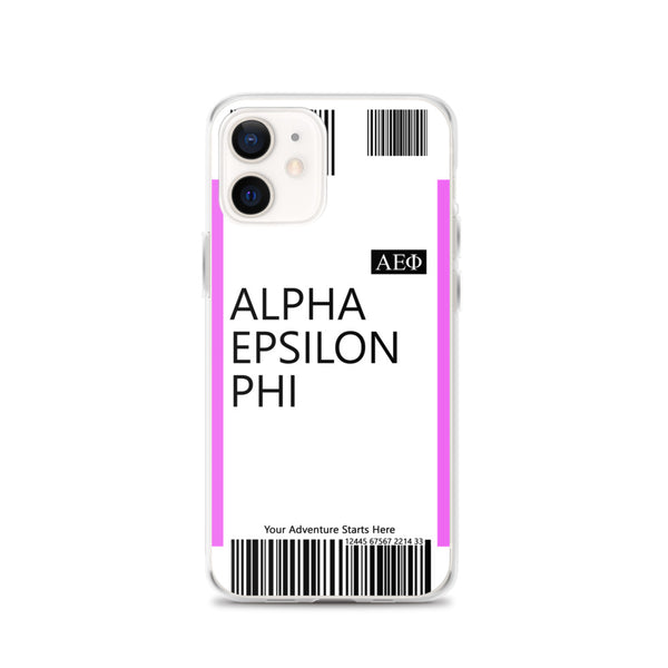 Boarding Pass iPhone Case 12 Series