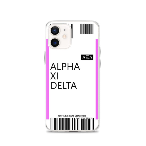 Boarding Pass iPhone Case 12 Series