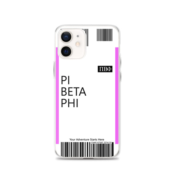 Boarding Pass iPhone Case 12 Series