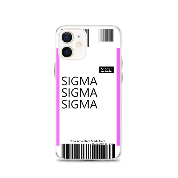 Boarding Pass iPhone Case 12 Series