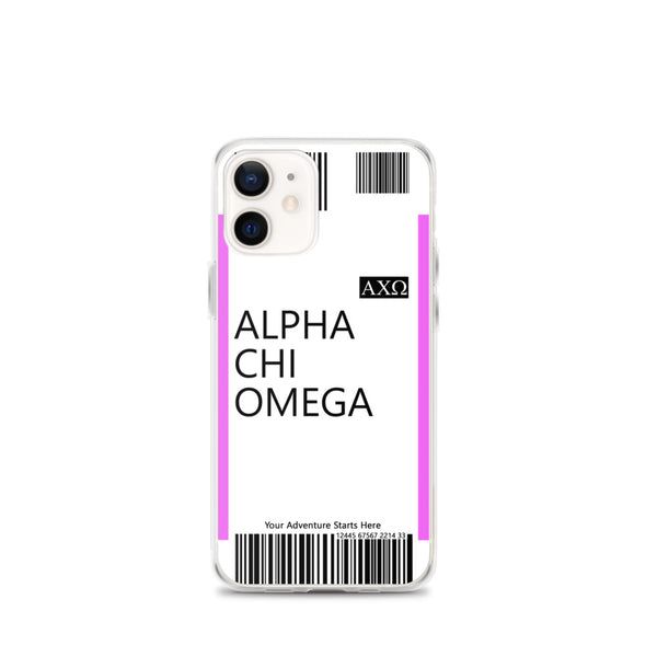 Boarding Pass iPhone Case 12 Series