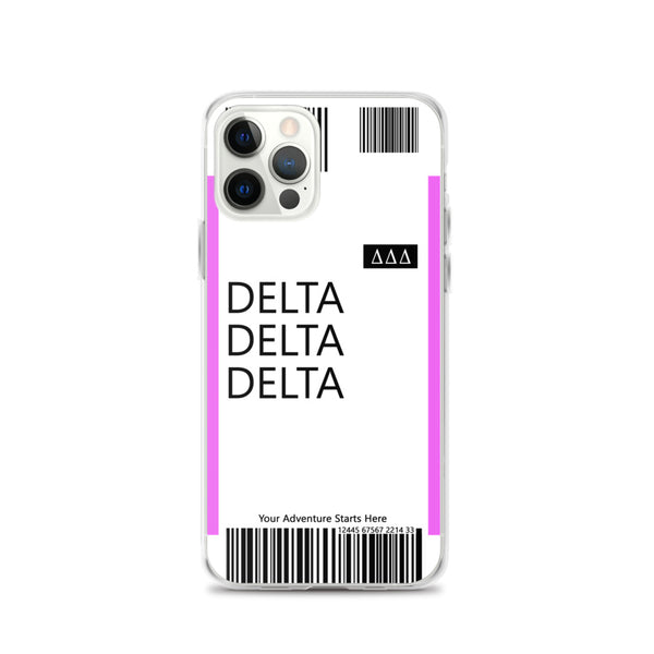Boarding Pass iPhone Case 12 Series
