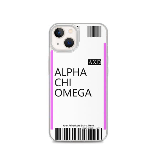 Boarding Pass iPhone Case 13 Series