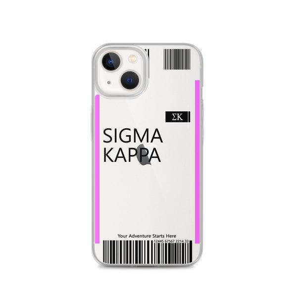 Boarding Pass iPhone Case 13 Series